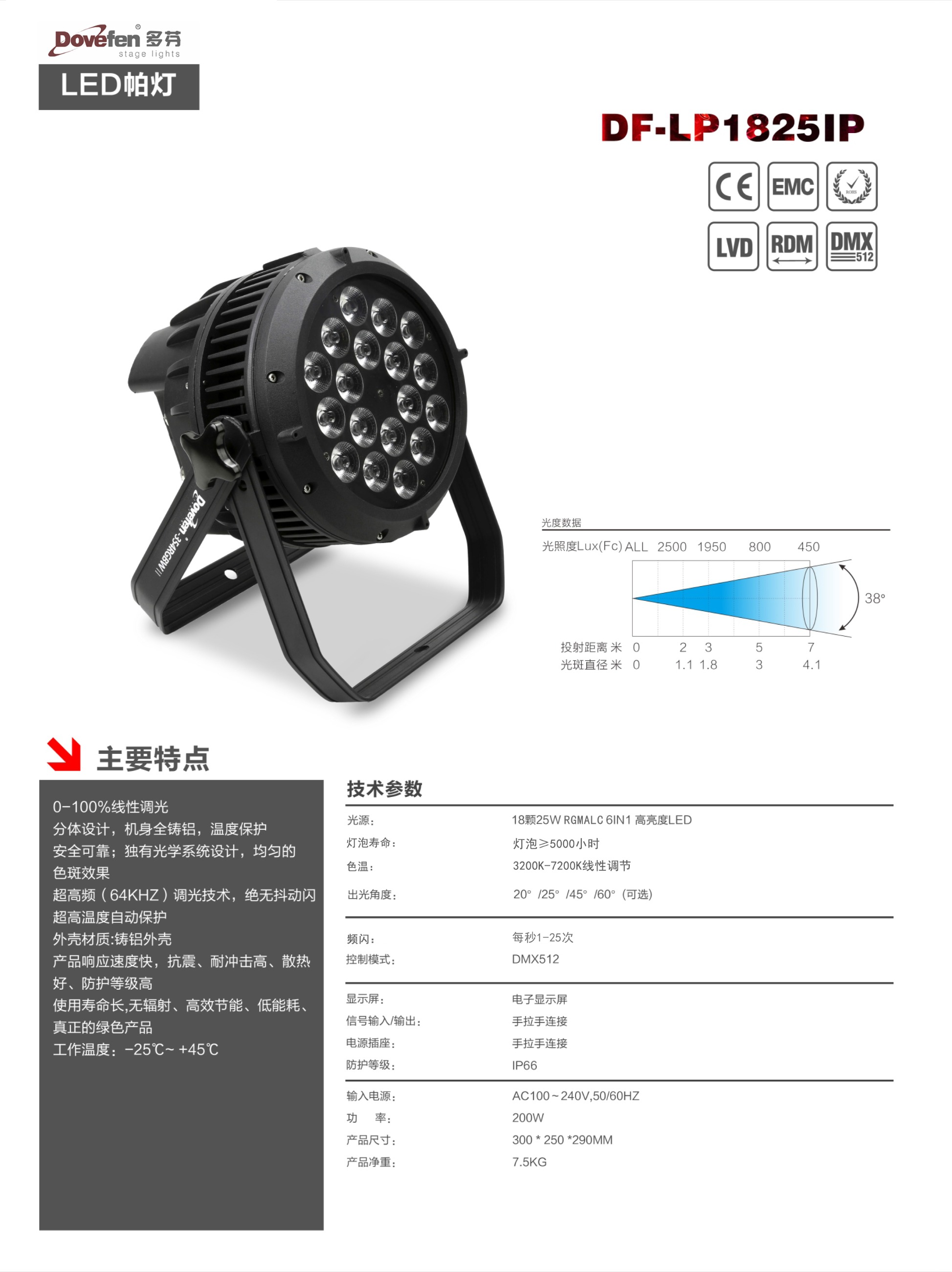 dovefen多芬灯光